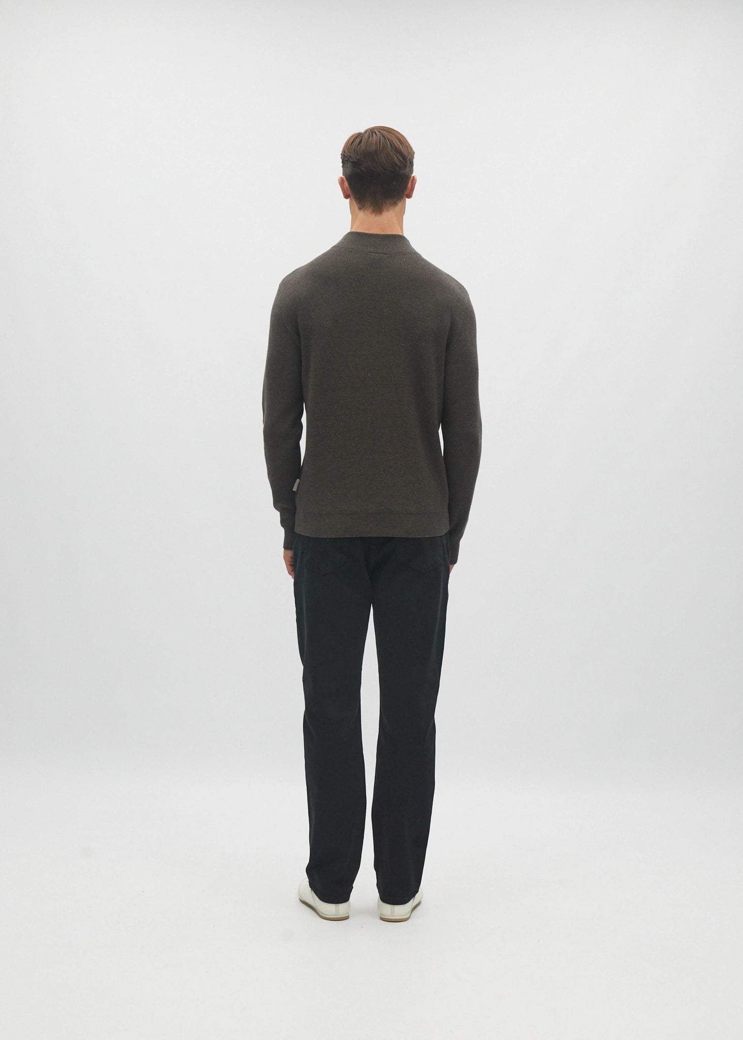 Daxton Sweater Oak Green Marl