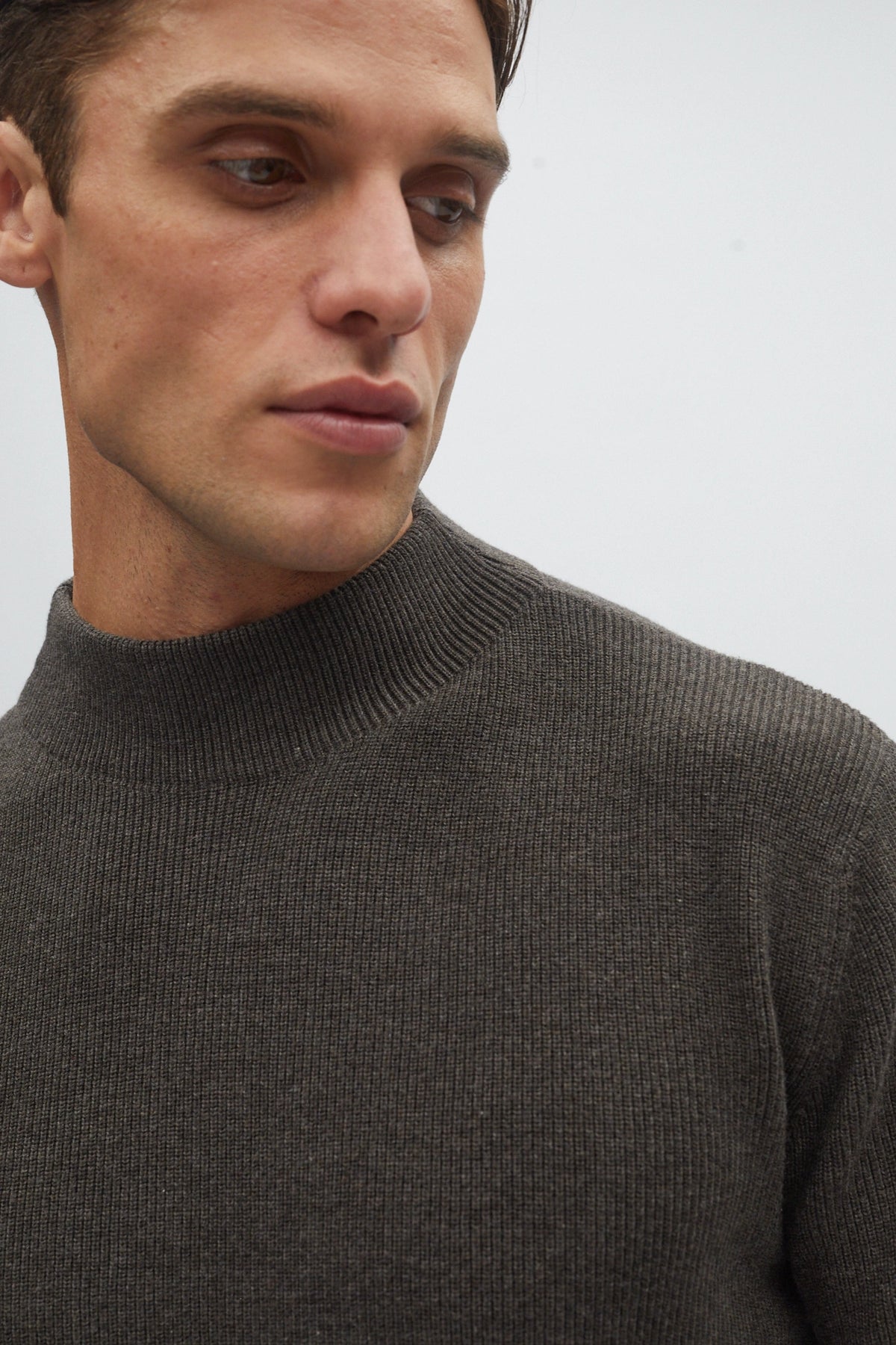 Daxton Sweater Oak Green Marl