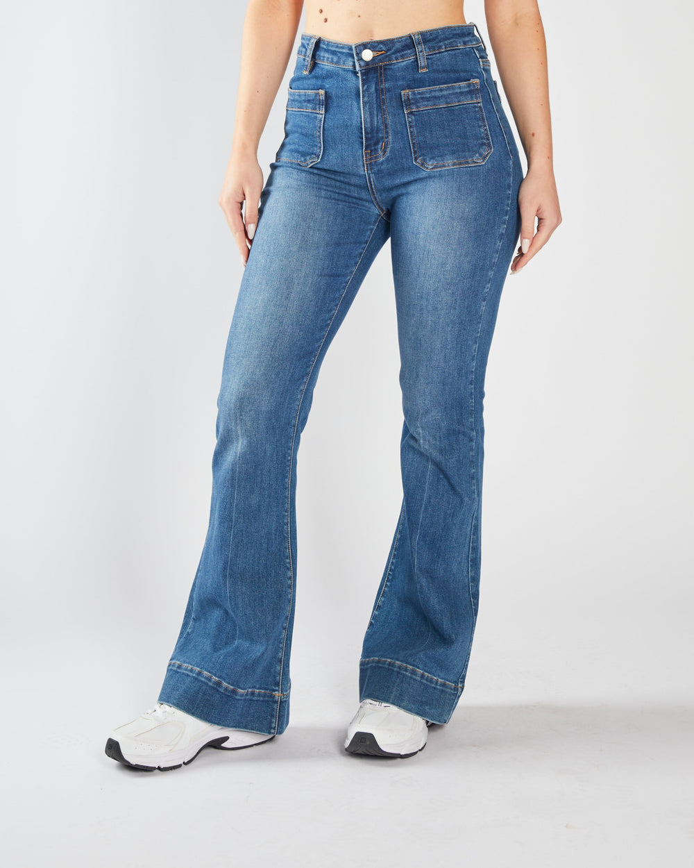Drew Flare Denim Blue