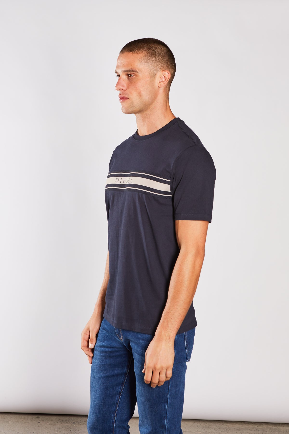 Duarte Tee Salute Navy