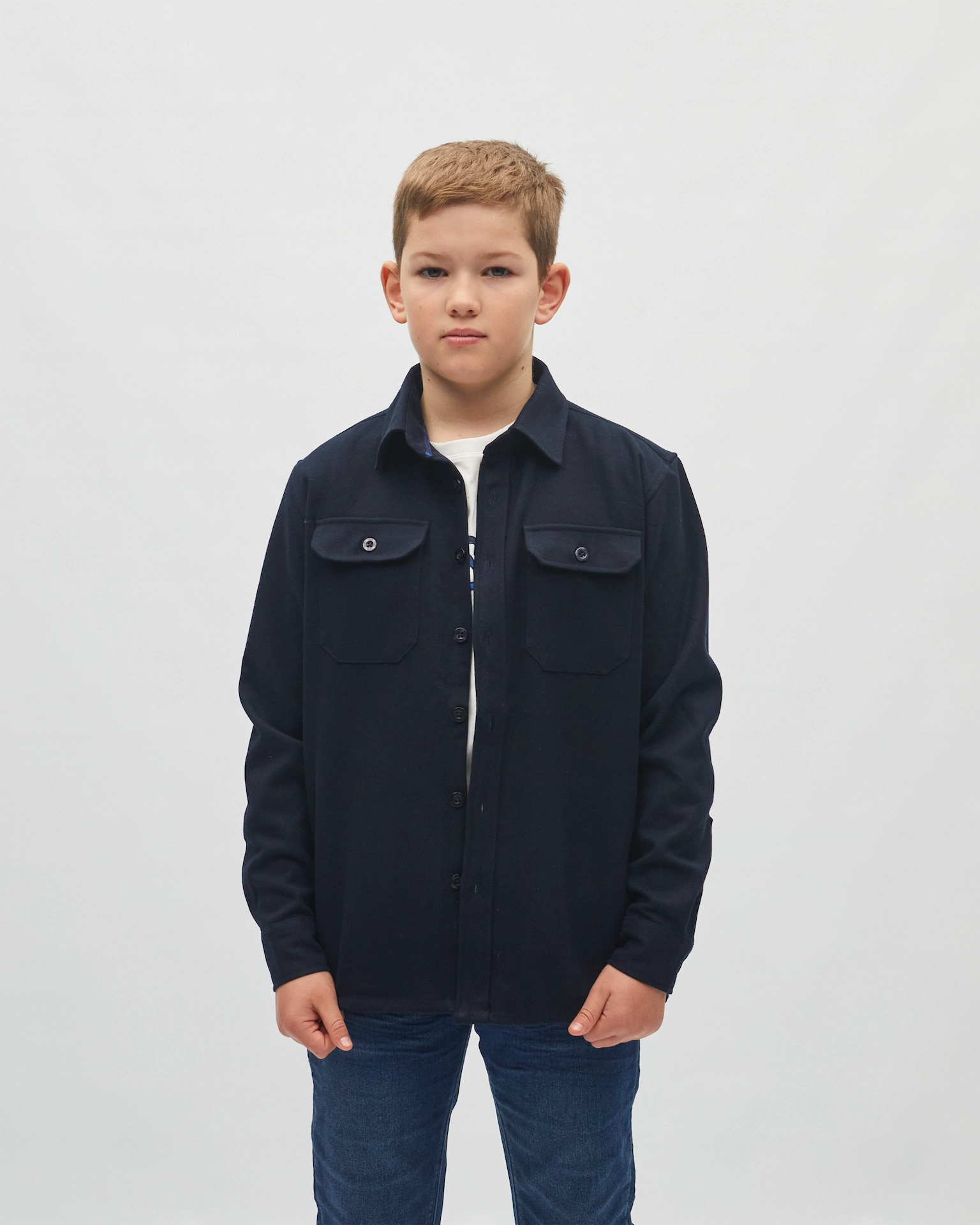 Duncan Overshirt Navy