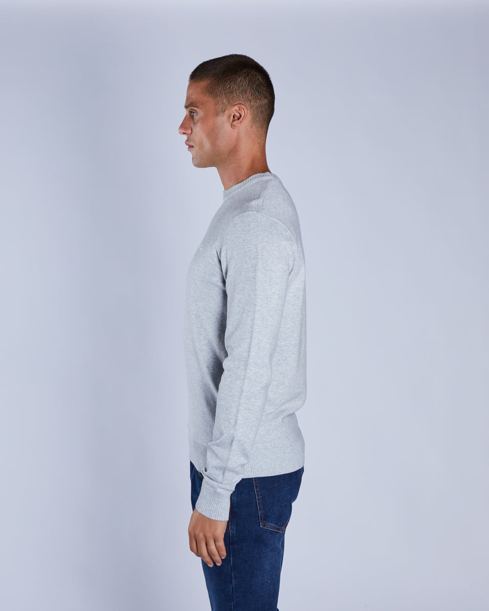 Dylan Round Neck Baton Marl