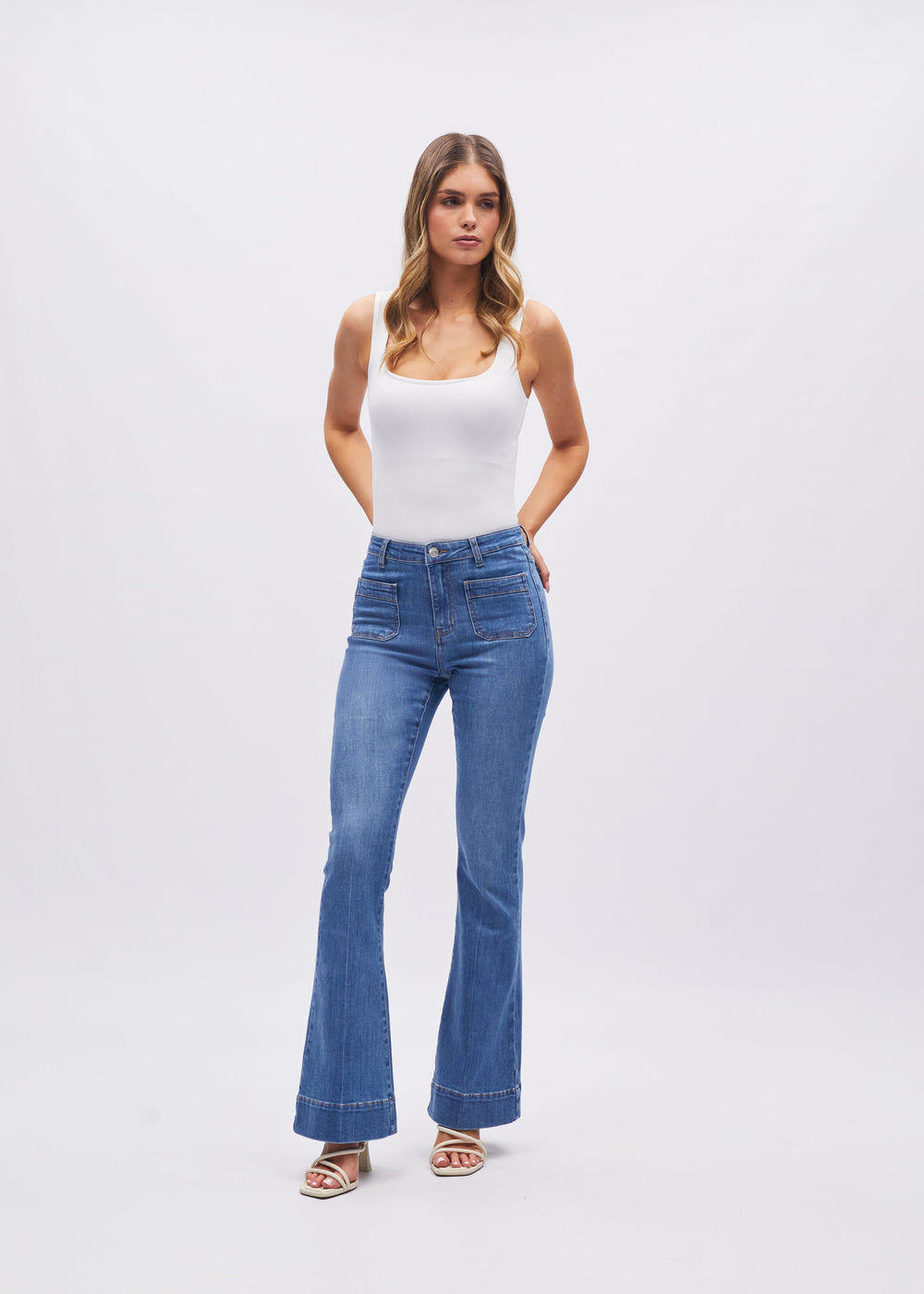 Drew Flare Blue