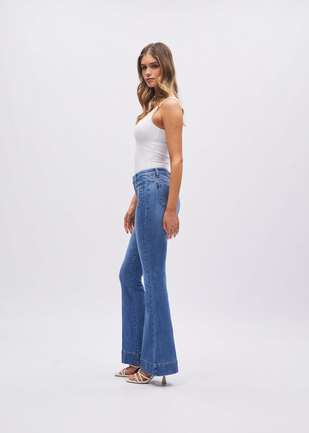 Drew Flare Blue