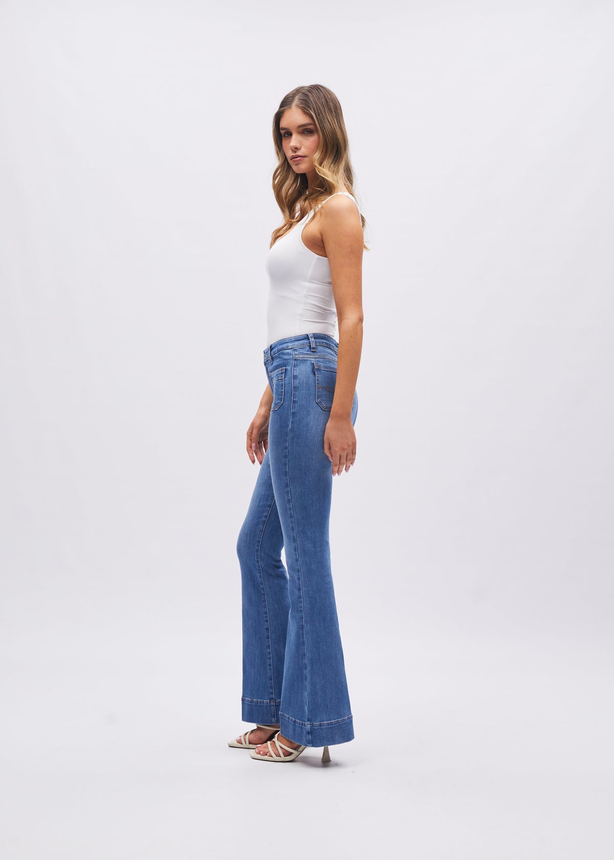 Drew Flare Blue