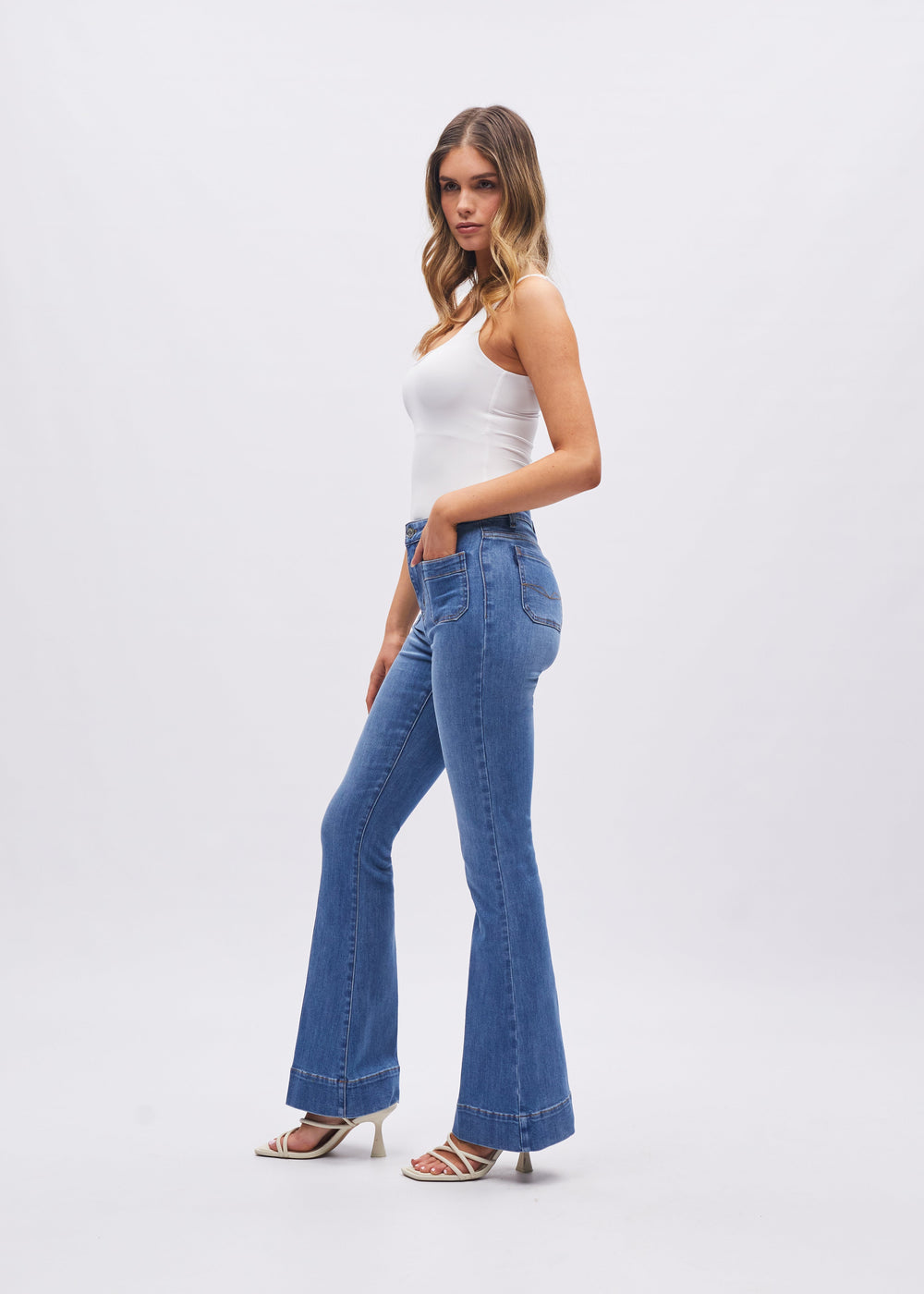Drew Flare Blue
