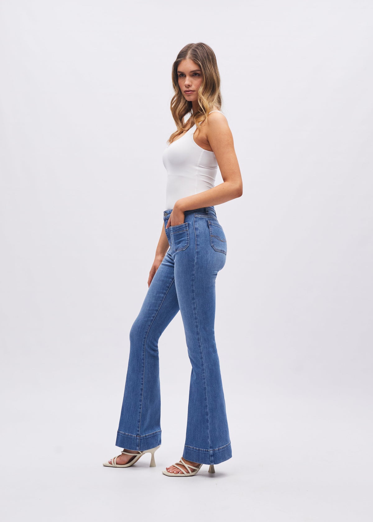 Drew Flare Blue