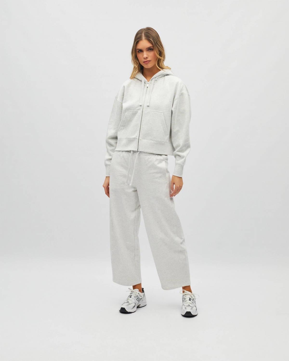 Ella Zipper Stone Marl