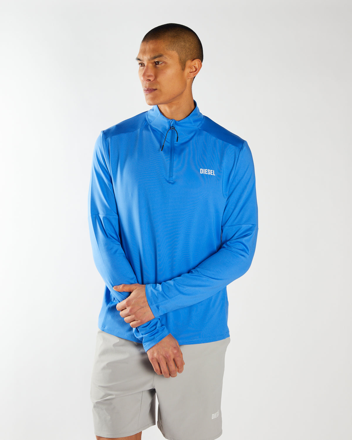 Ernest Half Zip Breezy Blue
