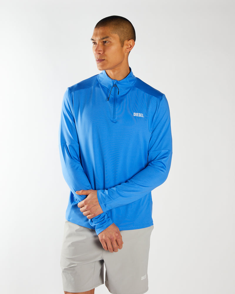 Ernest Half Zip Breezy Blue