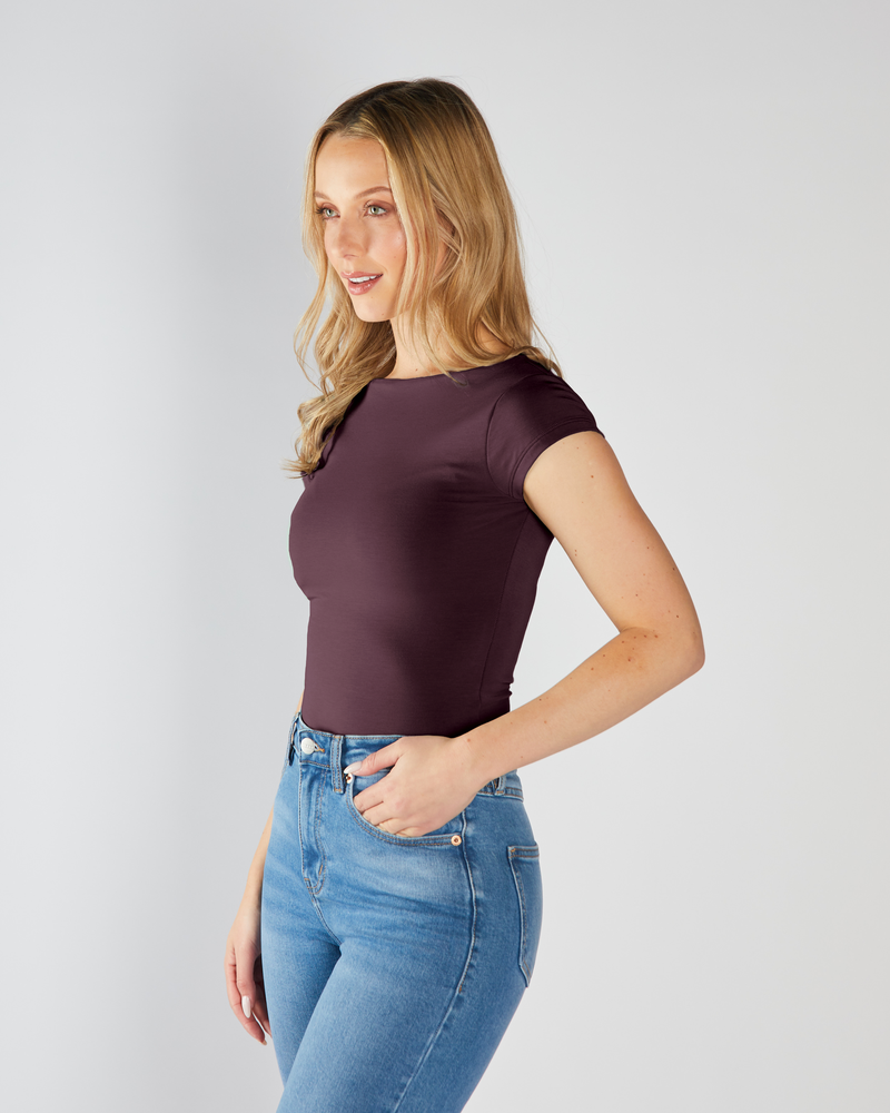 Estelle Bodysuit Plum