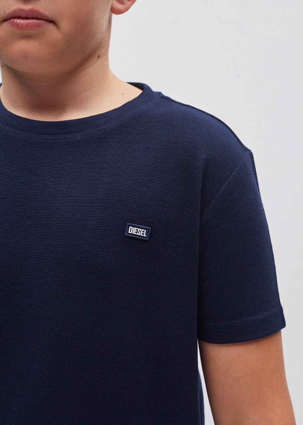 Lex Textured Tee Navy