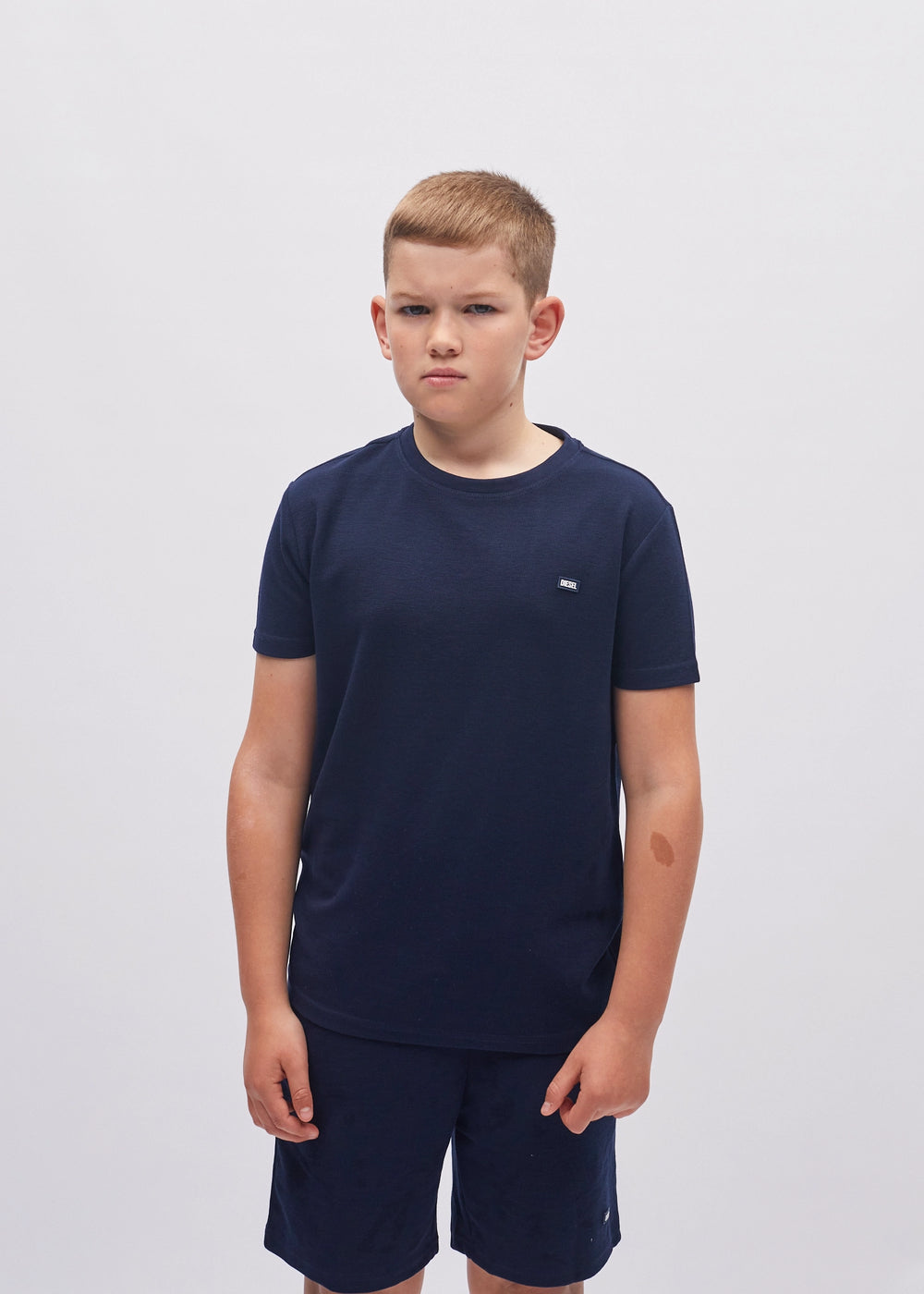 Lex Textured Tee Navy