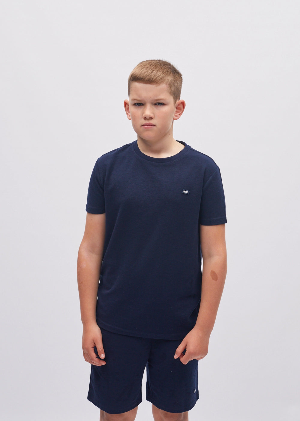 Lex Textured Tee Navy