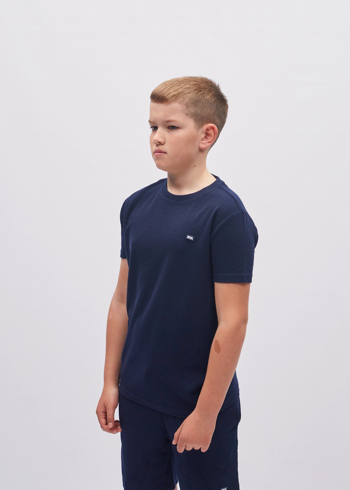 Lex Textured Tee Navy
