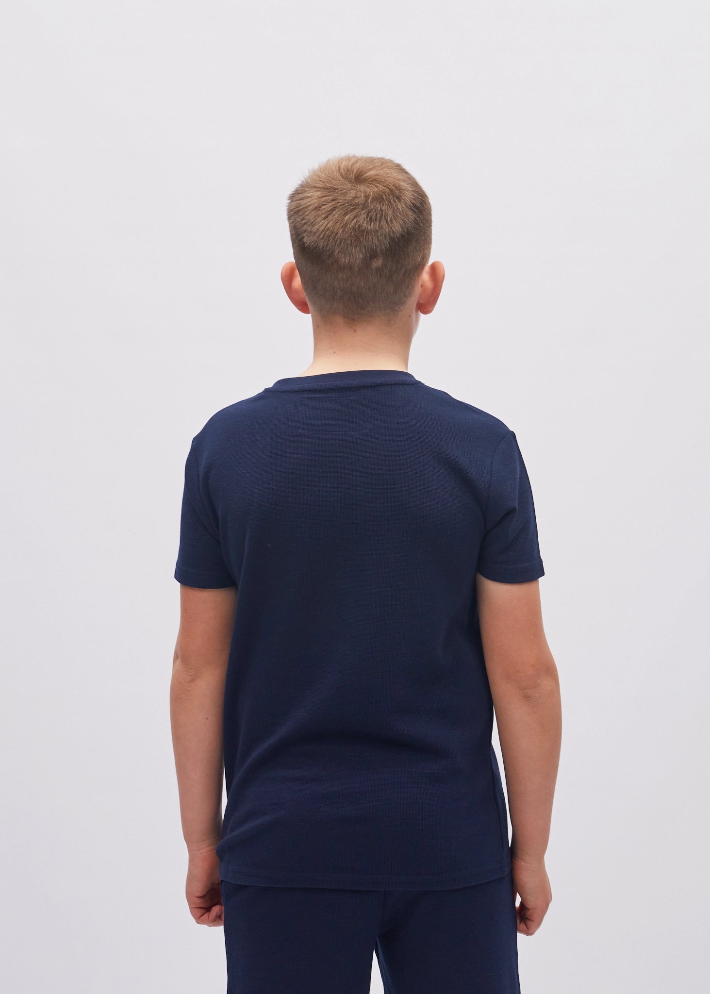 Lex Textured Tee Navy