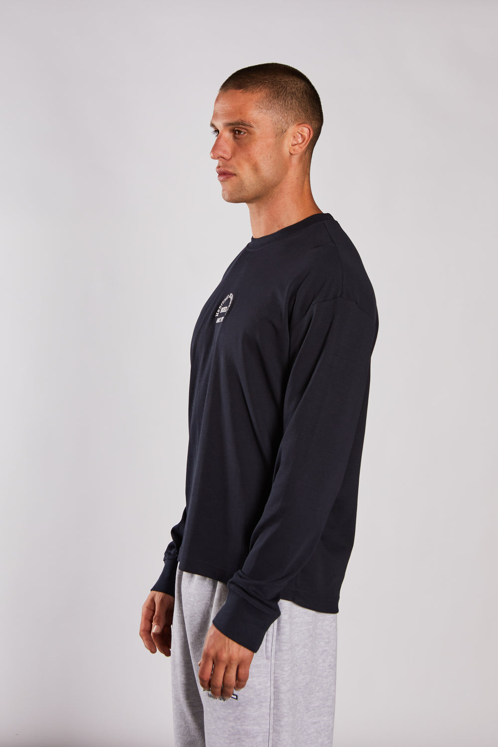 Ford Long Sleeve Tee Midnight Blue