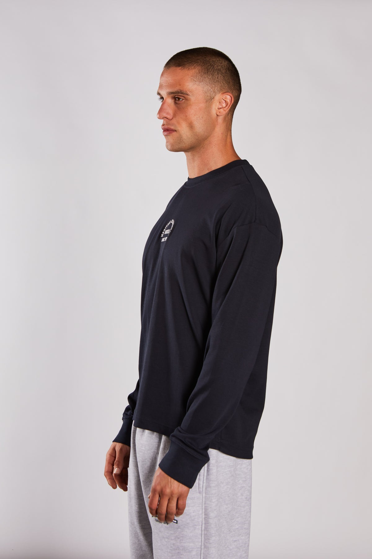 Ford Long Sleeve Tee Midnight Blue