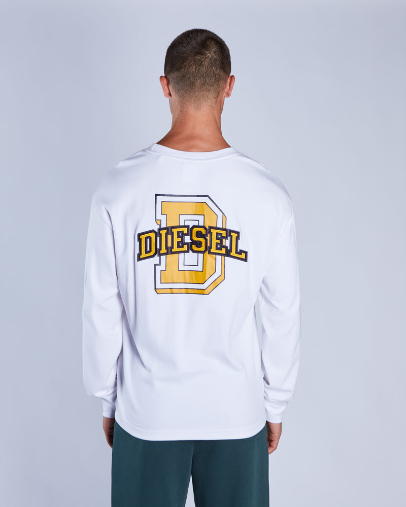 Ford Long Sleeve Tee Track White