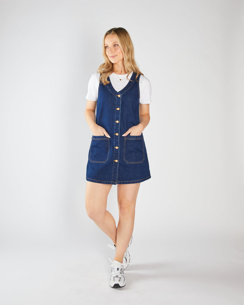 Freddi Pinny Indigo Blue