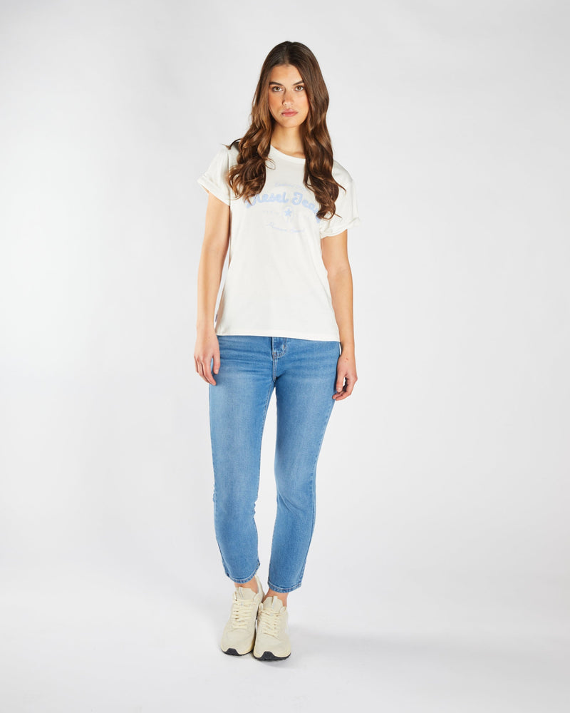 Franny Tee Dove White