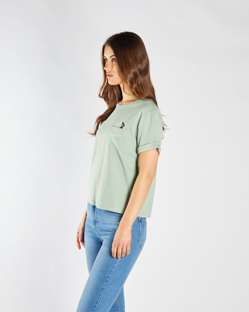 Freesia Tee Iceberg Green