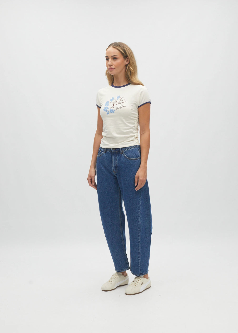 Garnet Tee Dove White