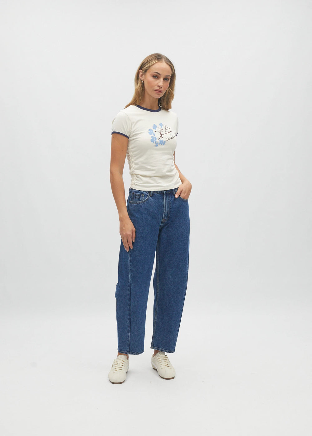 Garnet Tee Dove White