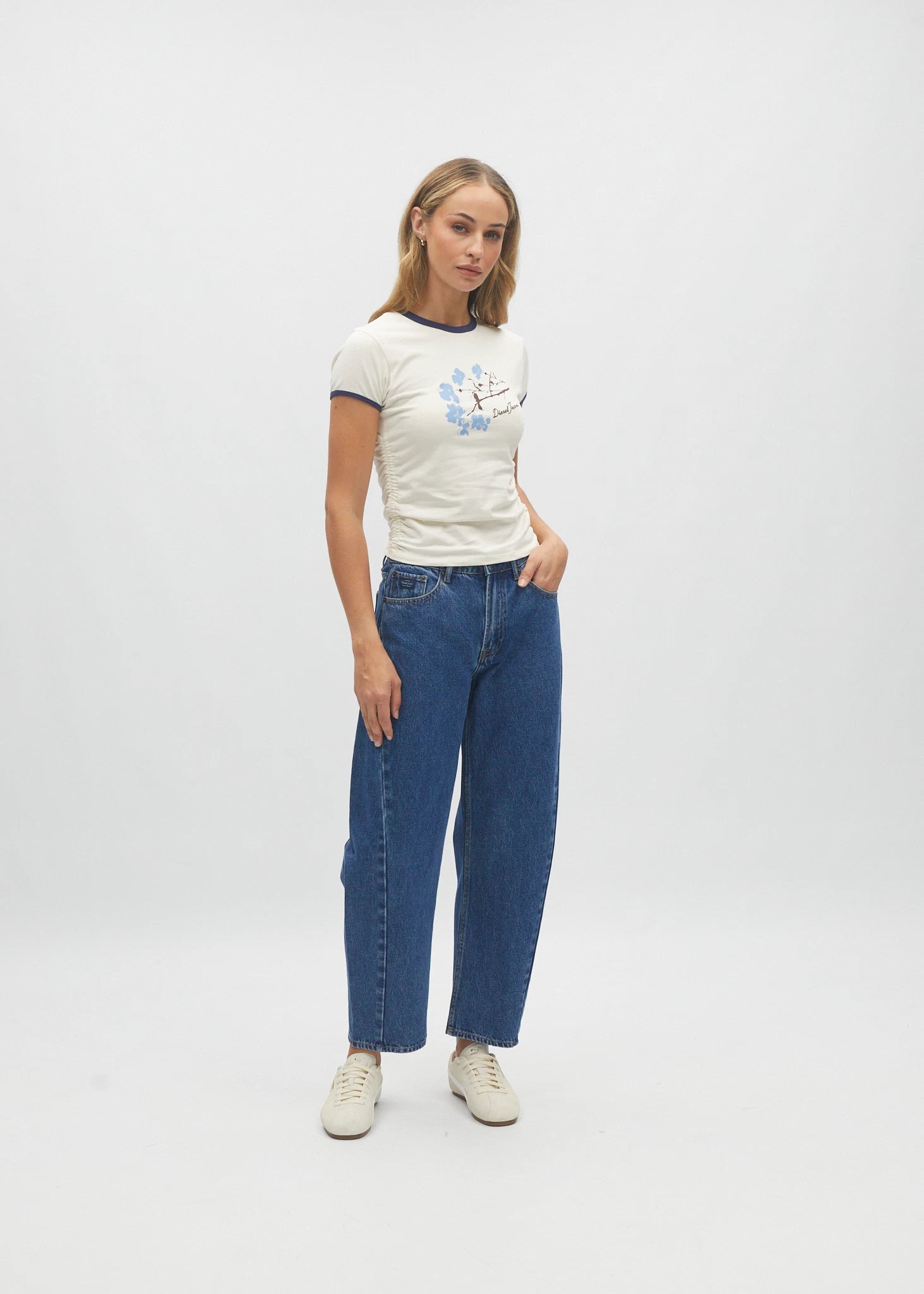 Garnet Tee Dove White