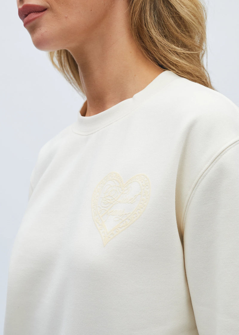 Geena Sweatshirt Dove White