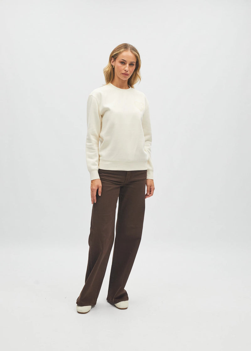 Geena Sweatshirt Dove White