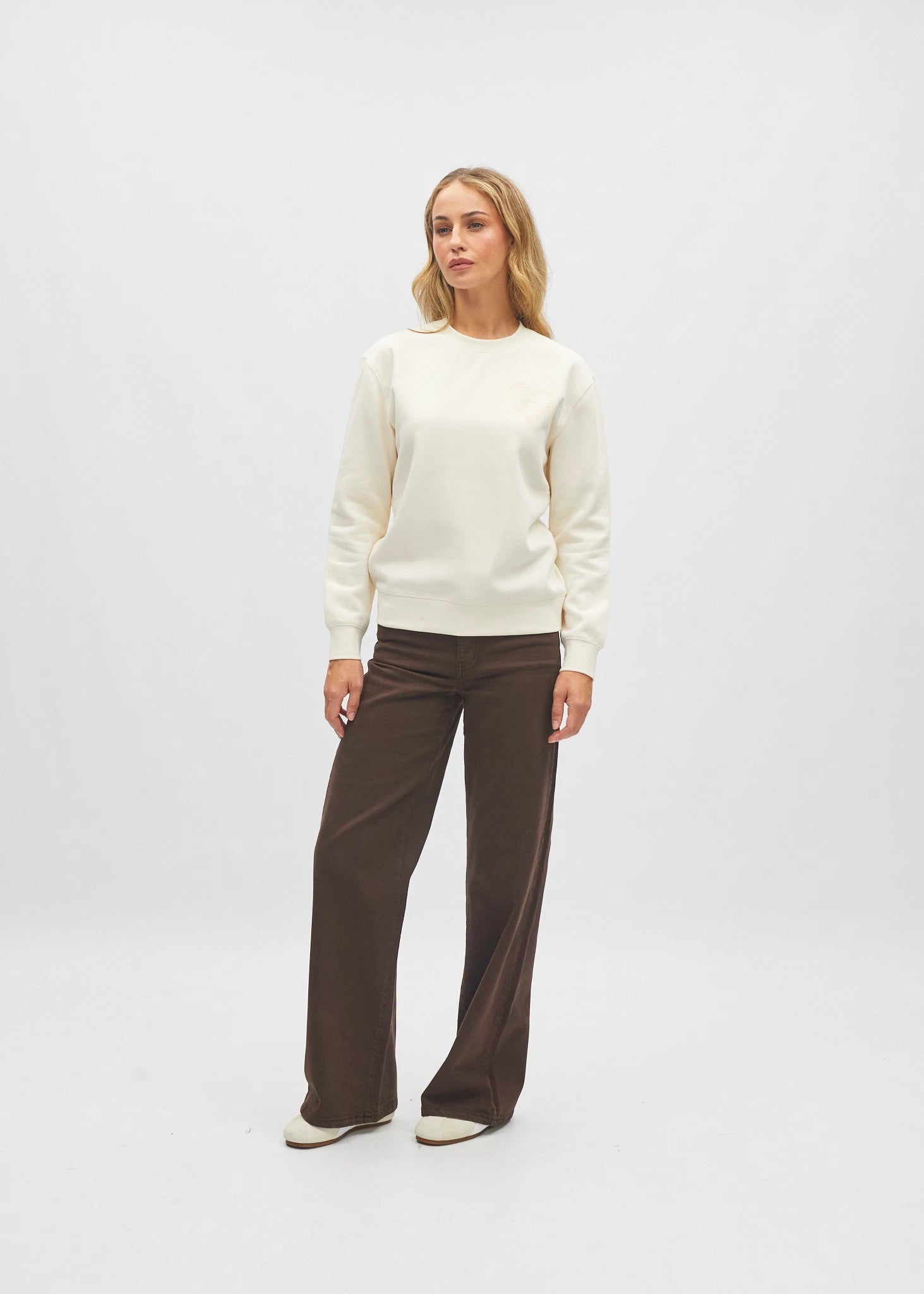 Geena Sweatshirt Dove White