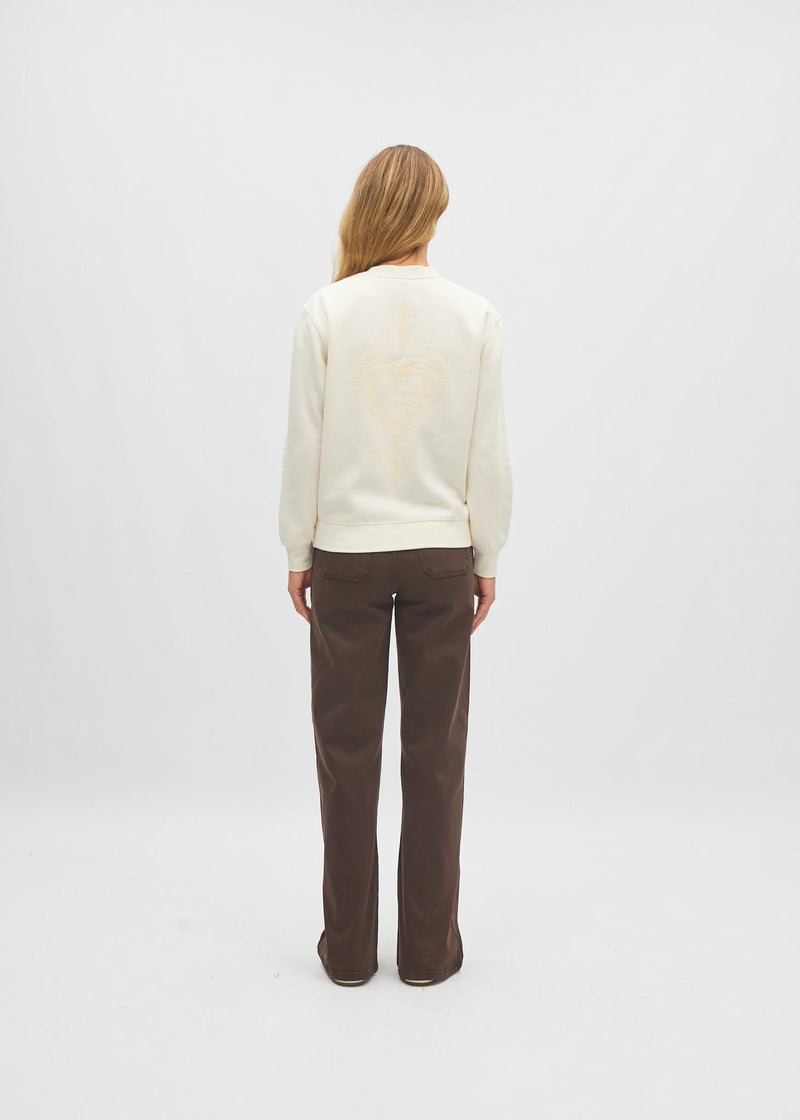Geena Sweatshirt Dove White