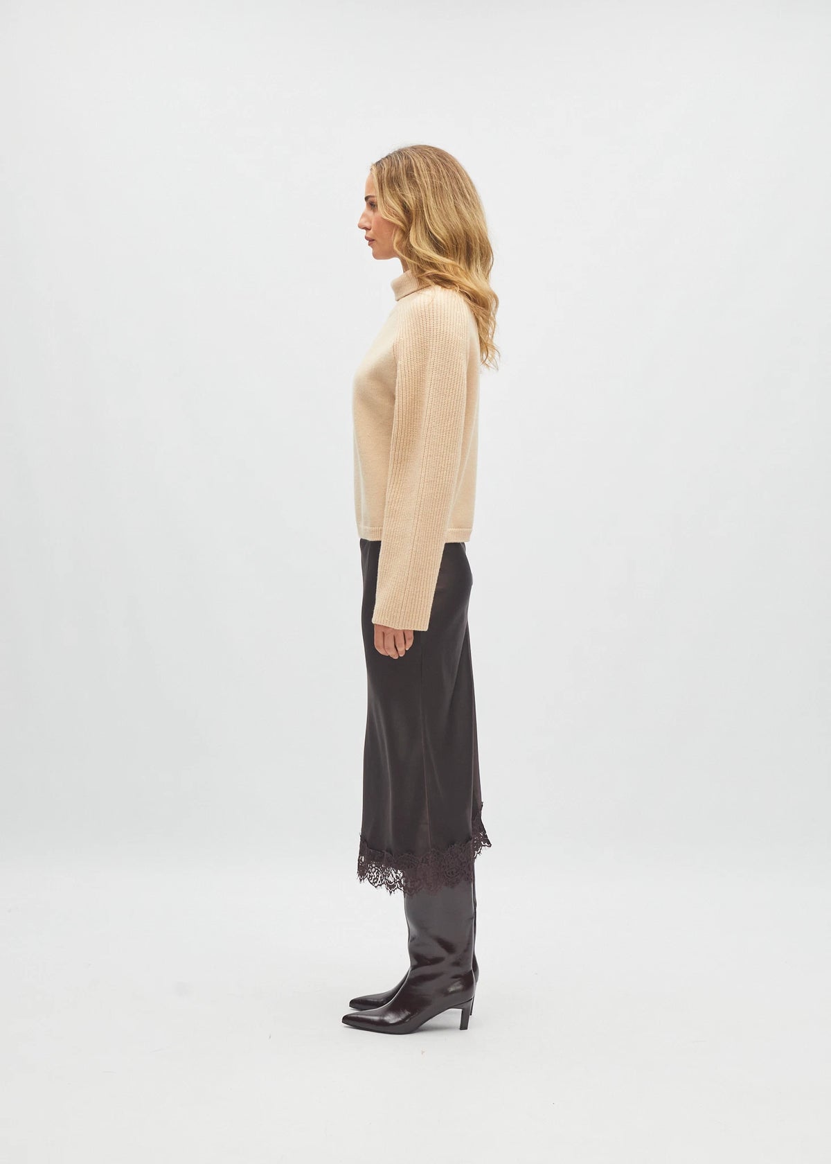 Gwyneth Skirt Warm Cocoa