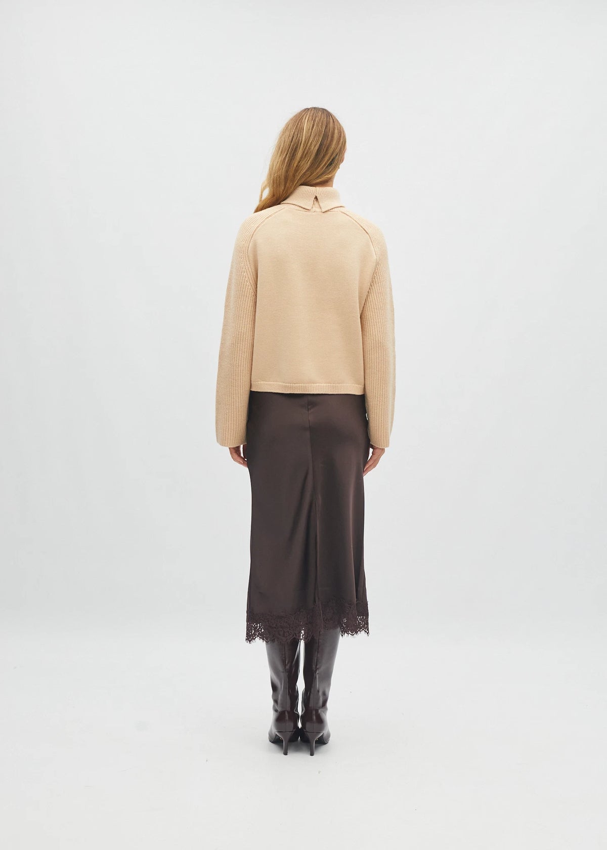 Gwyneth Skirt Warm Cocoa