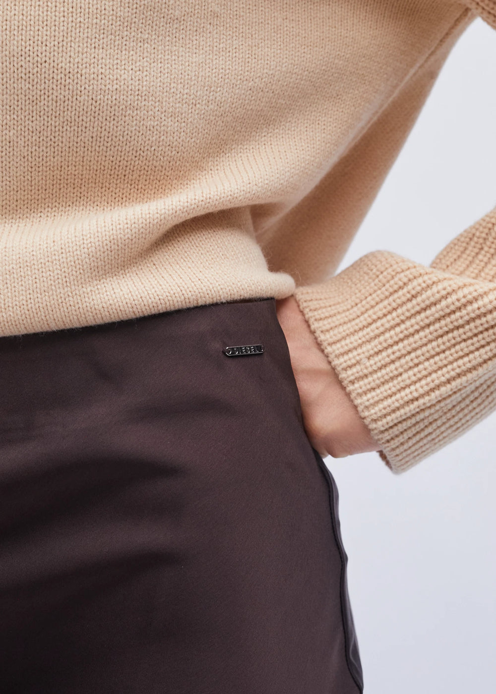 Gwyneth Skirt Warm Cocoa