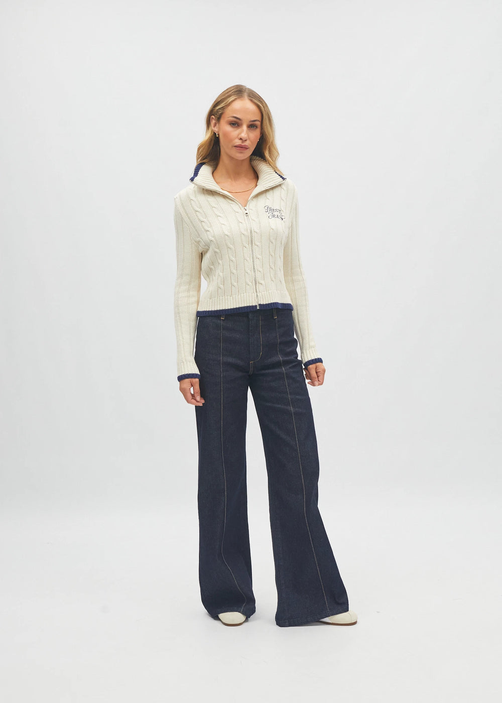 Ginny Knit Dove White