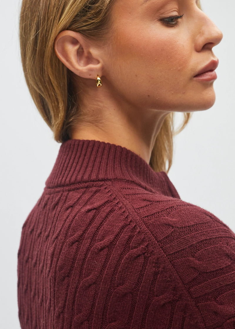 Giselle Knit Mulled Wine