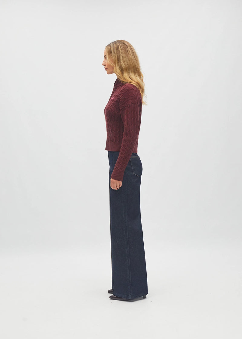 Giselle Knit Mulled Wine