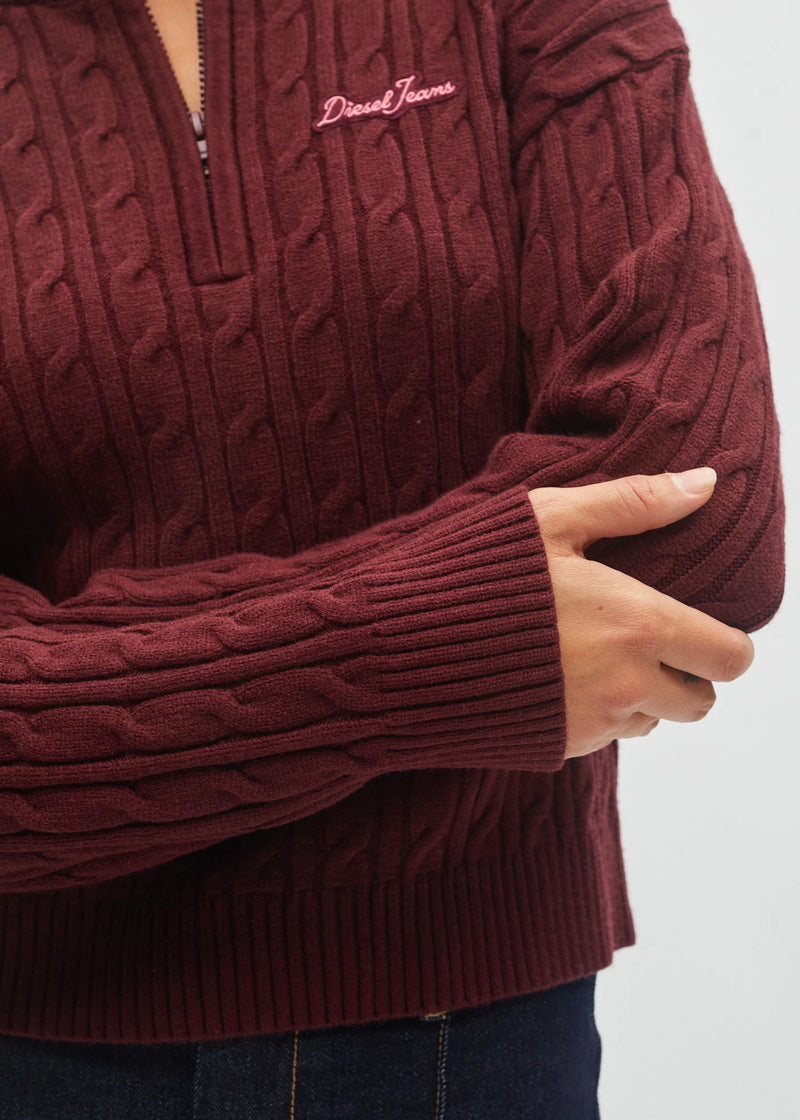 Giselle Knit Mulled Wine