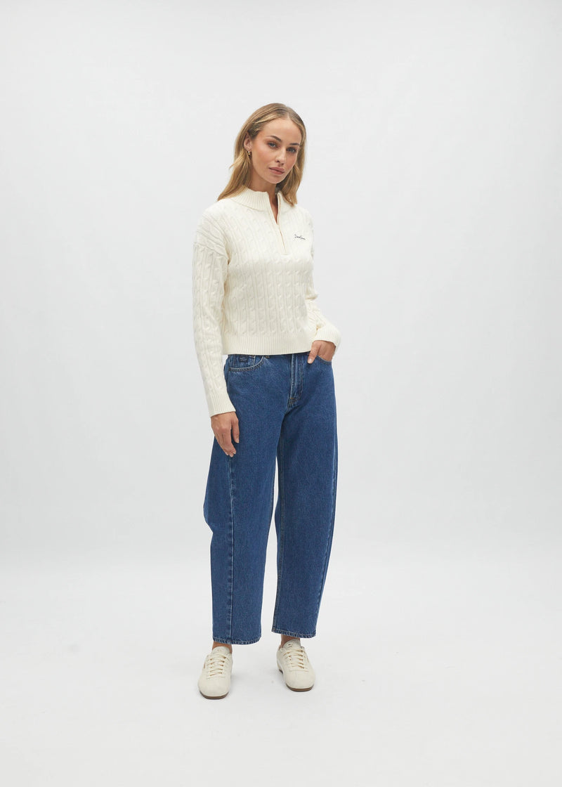 Giselle Knit Dove White