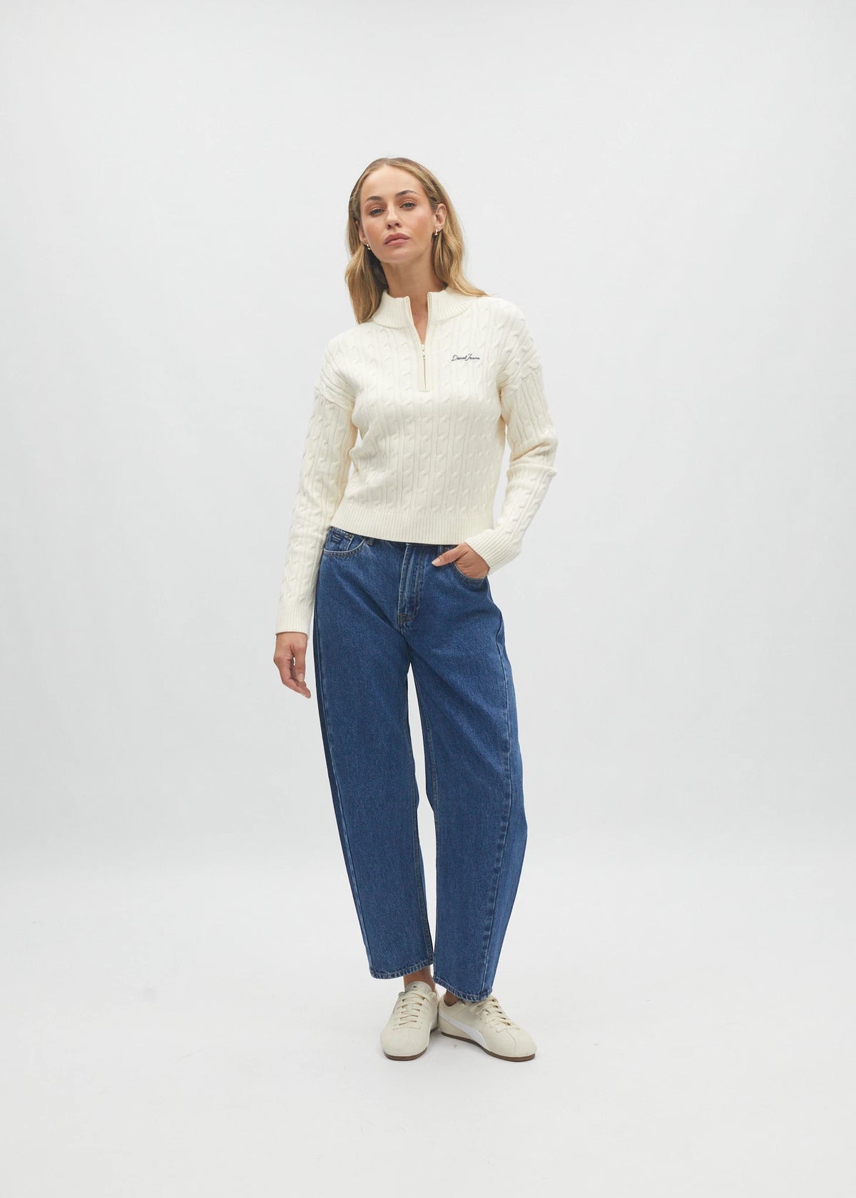 Giselle Knit Dove White
