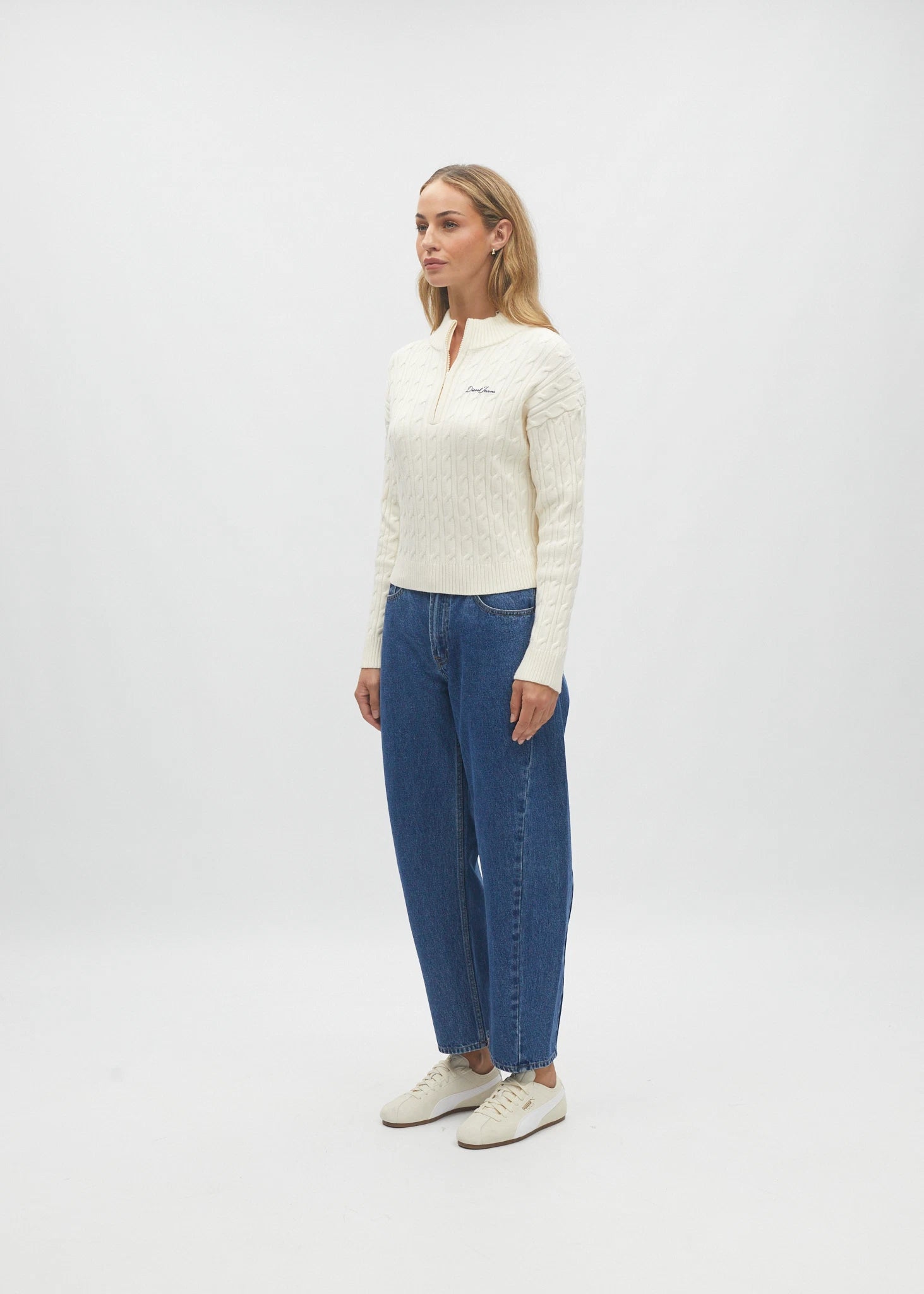 Giselle Knit Dove White