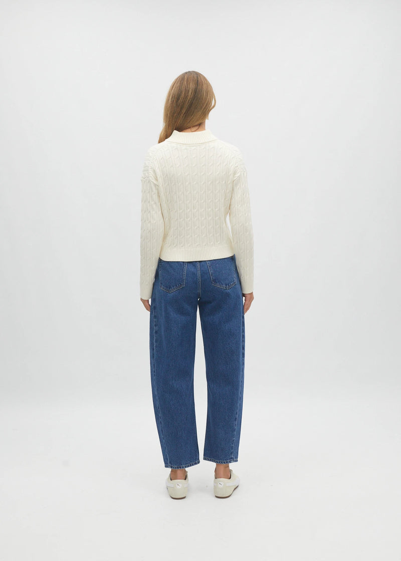 Giselle Knit Dove White