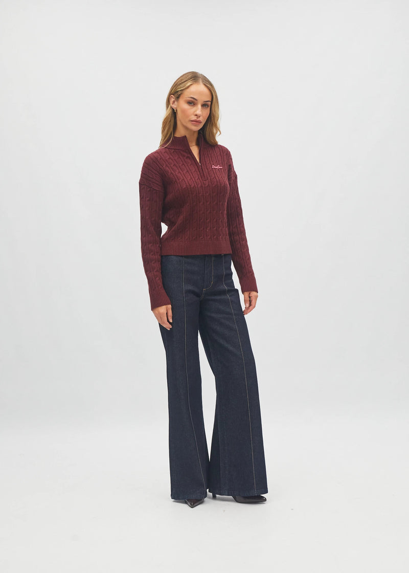 Giselle Knit Mulled Wine