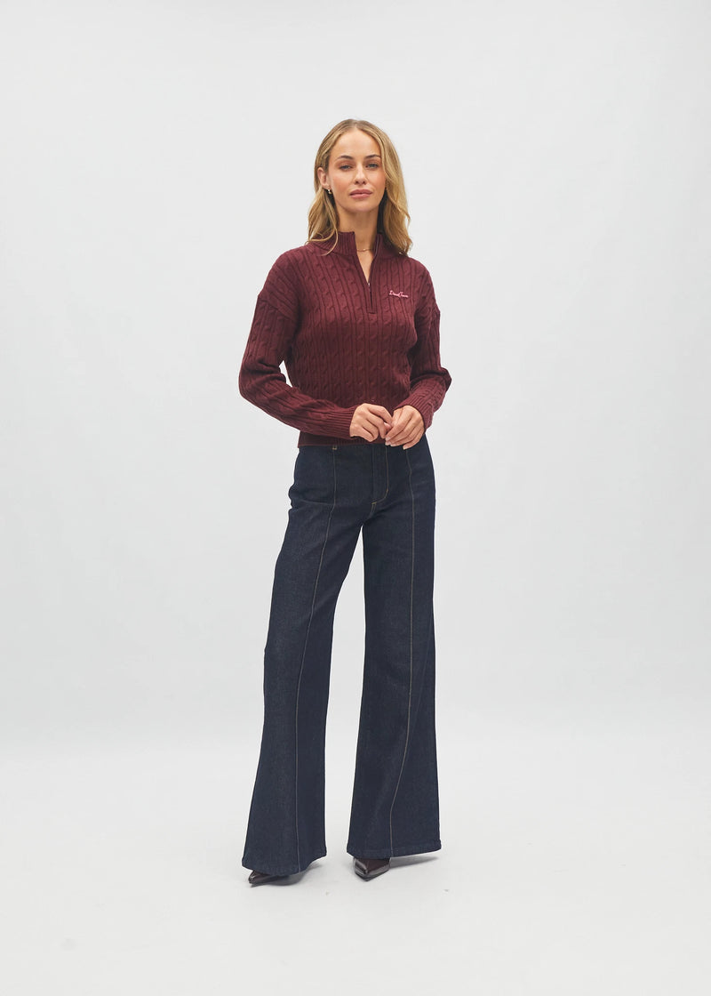 Giselle Knit Mulled Wine