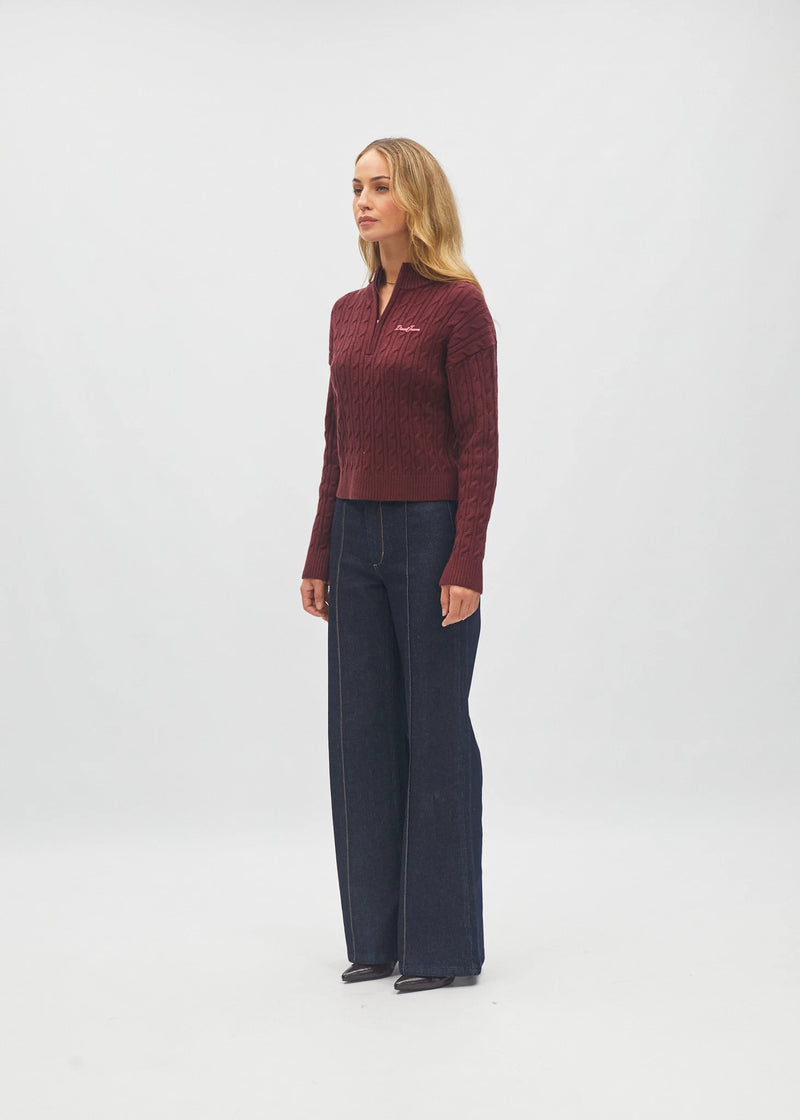 Giselle Knit Mulled Wine