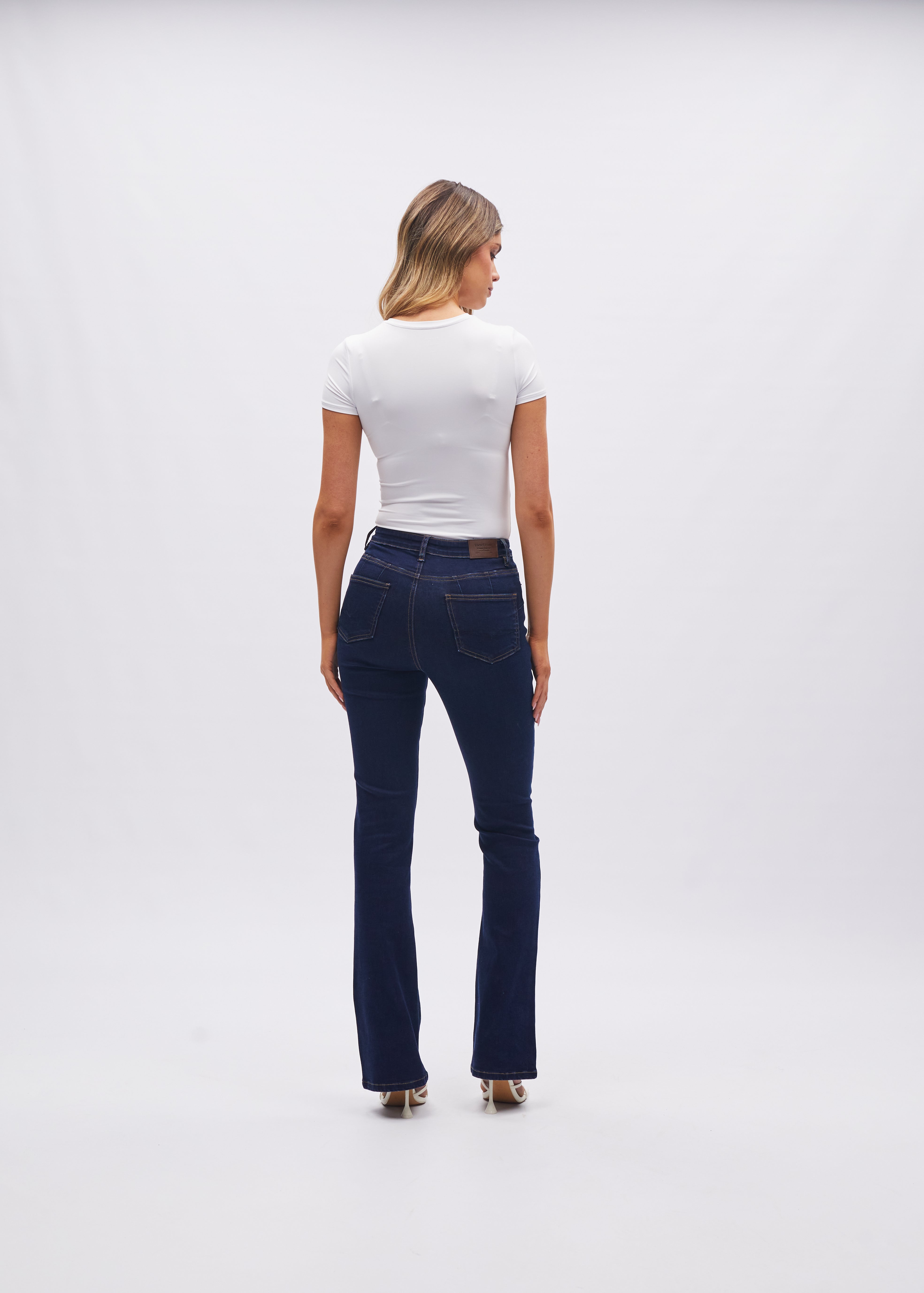 Gina Hr Bootleg Indigo Blue