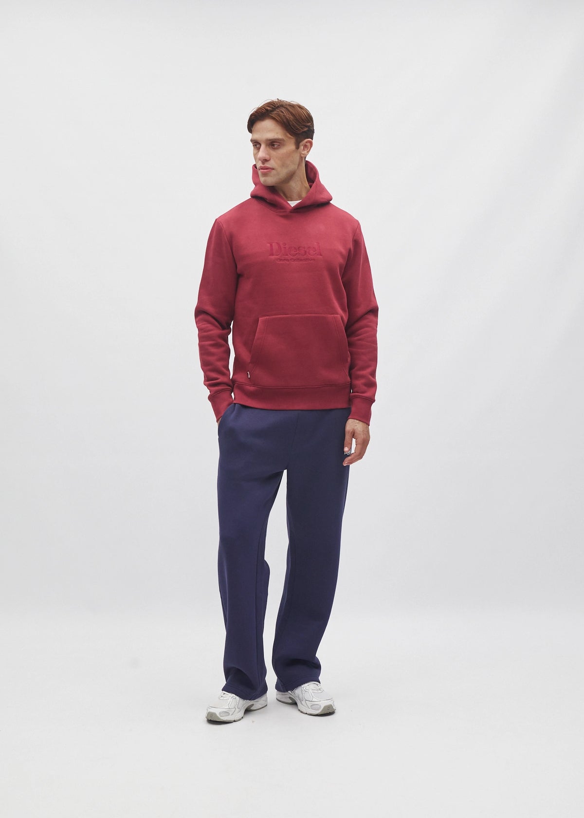 William Hoodie Cranberry Red
