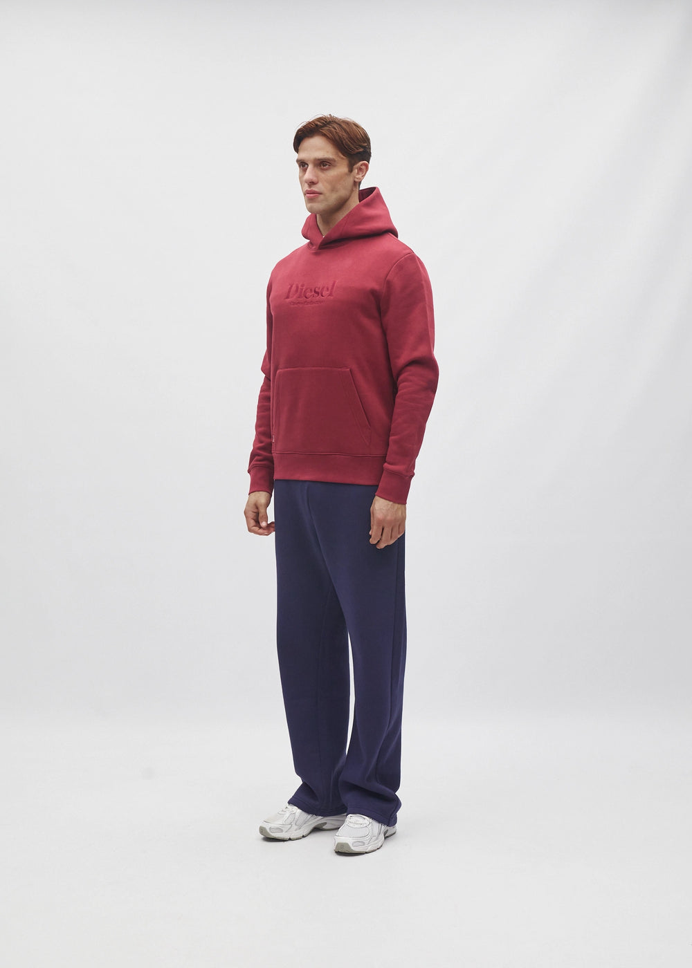 William Hoodie Cranberry Red